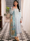 Seran Afsanah Embroidered Lawn Unstitched 3Pc Suit D-06 HAREEM