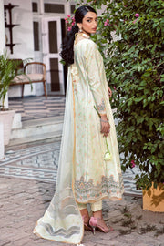 Iris by Jazmin Embroidered Eid Lawn Unstitched 3Pc Suit D-06 LIME PRIMEROSE