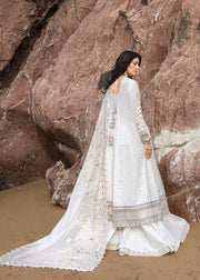 Sadaf Fawad Khan Siraa Embroidered Lawn Unstitched 3Pc Suit D-06 NOOR