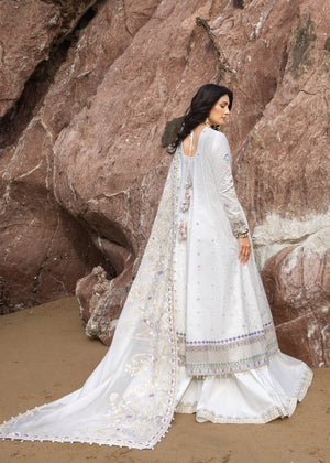 Sadaf Fawad Khan Siraa Embroidered Lawn Unstitched 3Pc Suit D-06 NOOR