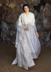 Sadaf Fawad Khan Siraa Embroidered Lawn Unstitched 3Pc Suit D-06 NOOR