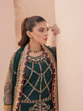 House of Nawab Miorah Embroidered Organza Unstitched 3Pc Suit D-06 ZIDHAR - A