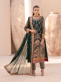 House of Nawab Miorah Embroidered Organza Unstitched 3Pc Suit D-06 ZIDHAR - A