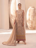 House of Nawab Miorah Embroidered Organza Unstitched 3Pc Suit D-06 ZIDHAR - B