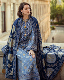 Mushq Broadway Embroidered Jacquard Viscose Unstitched 3Pc Suit - Tender Glance