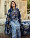 Mushq Broadway Embroidered Jacquard Viscose Unstitched 3Pc Suit - Tender Glance