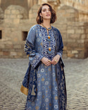 Mushq Broadway Embroidered Jacquard Viscose Unstitched 3Pc Suit - Tender Glance