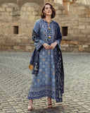 Mushq Broadway Embroidered Jacquard Viscose Unstitched 3Pc Suit - Tender Glance