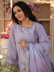Rang Rasiya Florence Embroidered Lawn Unstitched 3Pc Suit D-06 HANEEN