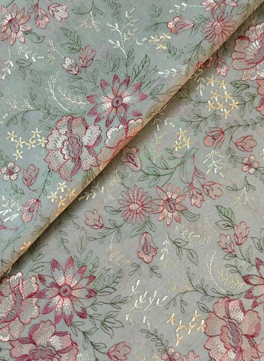 Chikankari Exclusive Embroidered Lawn Unstitched 3Pc CH26-V1-D106