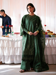 Seran Jahaan Unstitched Eid Edit Embroidered Lawn 3Pc Suit D-06 Romaan