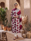 Zeenia Serene Printed Linen Unstitched 3Pc Suit D-06