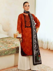 Nissa by RajBari Premium Embroidered Marina Unstitched 3Pc Suit D-06