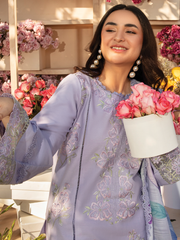 Rang Rasiya Florence Embroidered Lawn Unstitched 3Pc Suit D-06 HANEEN
