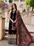 Noor Kaani by Saadia Asad Embroidered Velvet Unstitched 3Pc Suit D-06