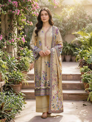 Zync by Florent Exclusive Prints Lawn Unstitched 3Pc Suit FEP-06