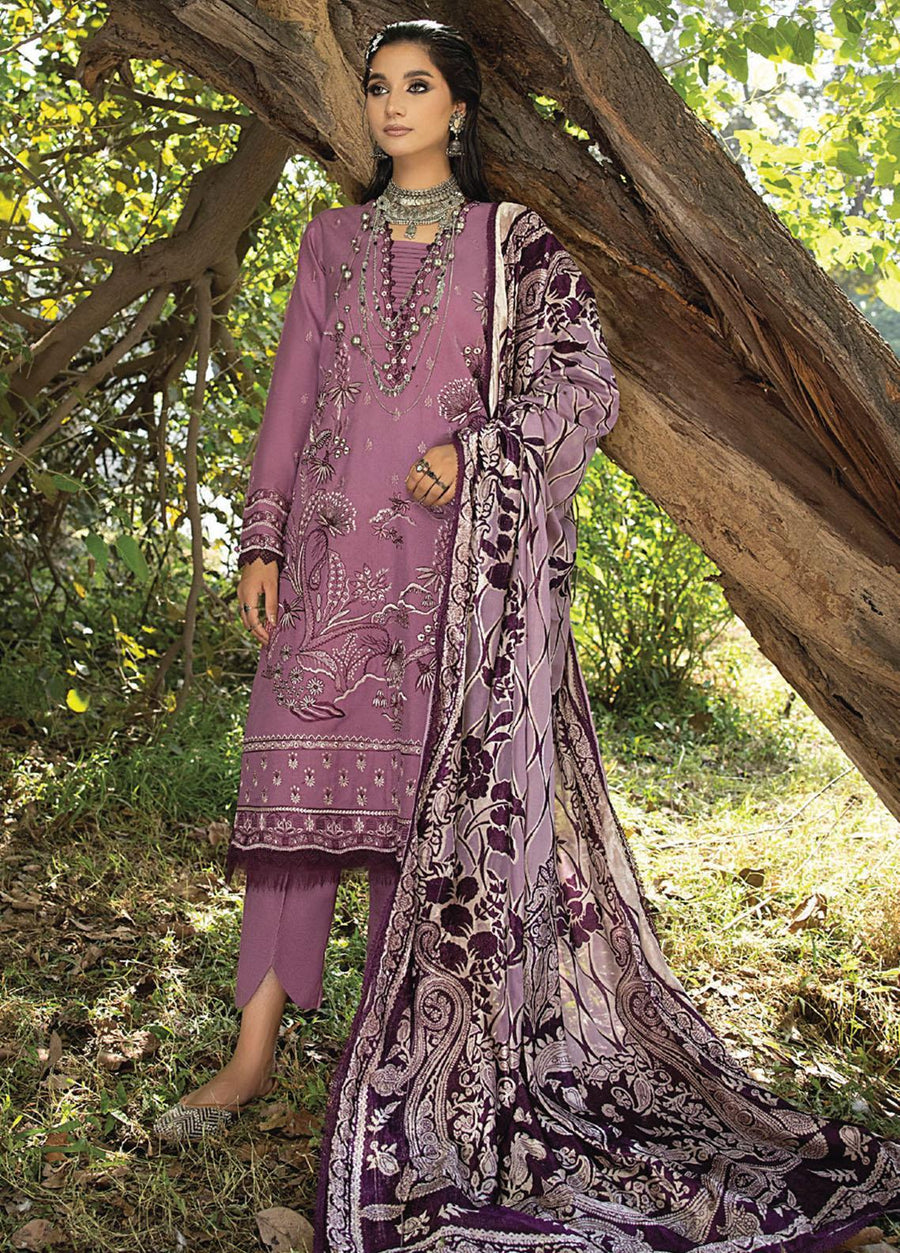 MIRK by Humdum Unstitched Embroidered Wool 3Pc Suit D-06