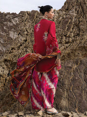 Zainab Chottani Embroidered Lawn Unstitched 3Pc Suit D-07 Zamira