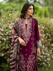 Zainab Chottani Luxe Lawn Unstitched Embroidered 3Pc Suit D-07 Soma