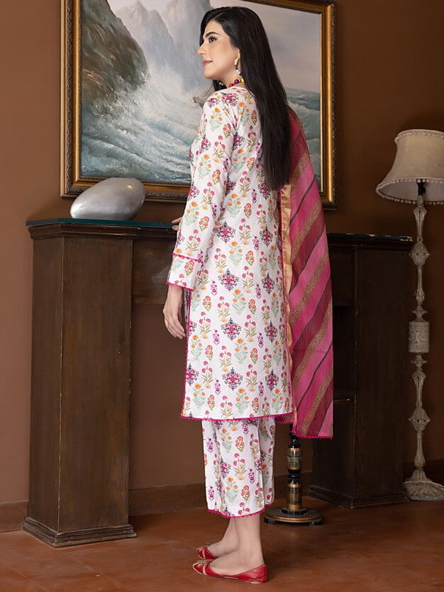 Regalia Salina Separates Mushk Unstitched Cambric 3 Piece Suit SSM-07