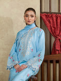 Raha by RajBari Premium Summer Embroidered Lawn Unstitched 3Pc Suit D-07