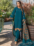 Rang Rasiya Carnation Embroidered Linen Unstitched 3Pc Suit D-07 Erica