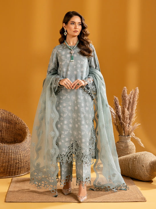 Maahi by Alizeh Fashion Embroidered Lawn Unstitched 3Pc Suit D-07 NYRA