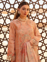 Rang Rasiya Premium Embroidered Lawn Unstitched 3Pc Suit D-07 MINAAL