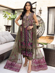 Belle ame by Humdum Embroidered Lawn Unstitched 3Pc Suit D-07