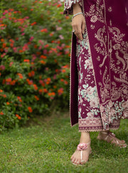 Zainab Chottani Luxe Lawn Unstitched Embroidered 3Pc Suit D-07 Soma
