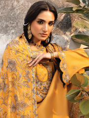 CELTS Mehr Premium Embroidered Karandi Unstitched 3Pc Suit D-07