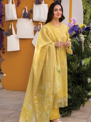 Rang Rasiya Florence Embroidered Lawn Unstitched 3Pc Suit D-07 MEHARMAH