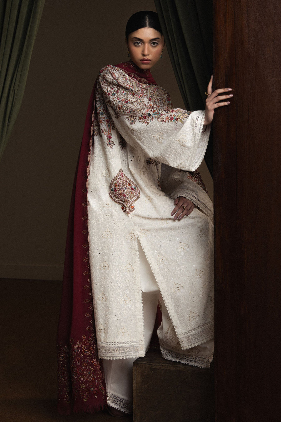 Zara Shahjahan Satori Stillness & Luxury Unstitched Lawn 3Pc Suit D-07 HIKARI