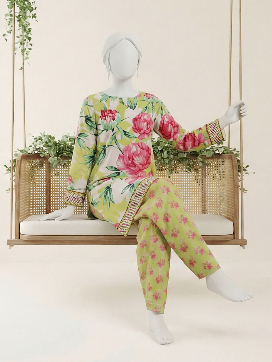 Ittehad Daily Afairs Printed Lawn Unstitched 2Pc Suit D-08
