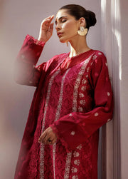 RajBari Nissa Chikankari Embroidered Lawn Unstitched 3 Piece Suit D-07