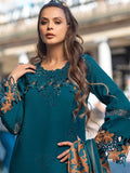 Rang Rasiya Carnation Embroidered Linen Unstitched 3Pc Suit D-07 Erica