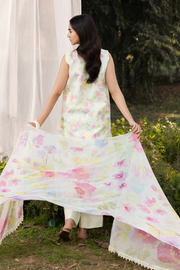 RajBari Summer Printkari Exclusive Lawn Unstitched 3Pc Suit D-07