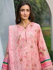 Raha by RajBari Summer Print Exclusive Lawn Unstitched 3Pc Suit D-07
