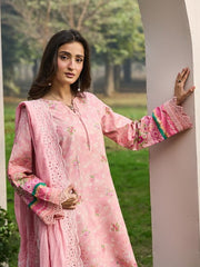 Raha by RajBari Summer Print Exclusive Lawn Unstitched 3Pc Suit D-07