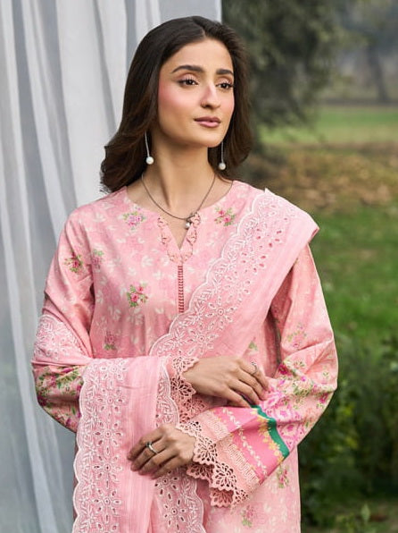 Raha by RajBari Summer Print Exclusive Lawn Unstitched 3Pc Suit D-07