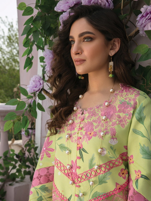 Rang Rasiya Florence Embroidered Lawn Unstitched 2Pc Suit D-07 COCO