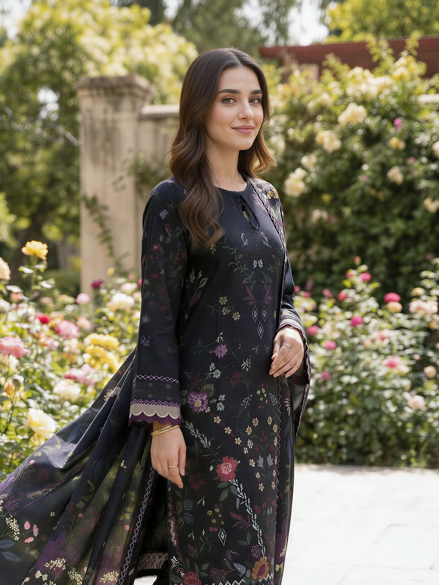 Zync by Florent Exclusive Prints Lawn Unstitched 3Pc Suit FEP-07