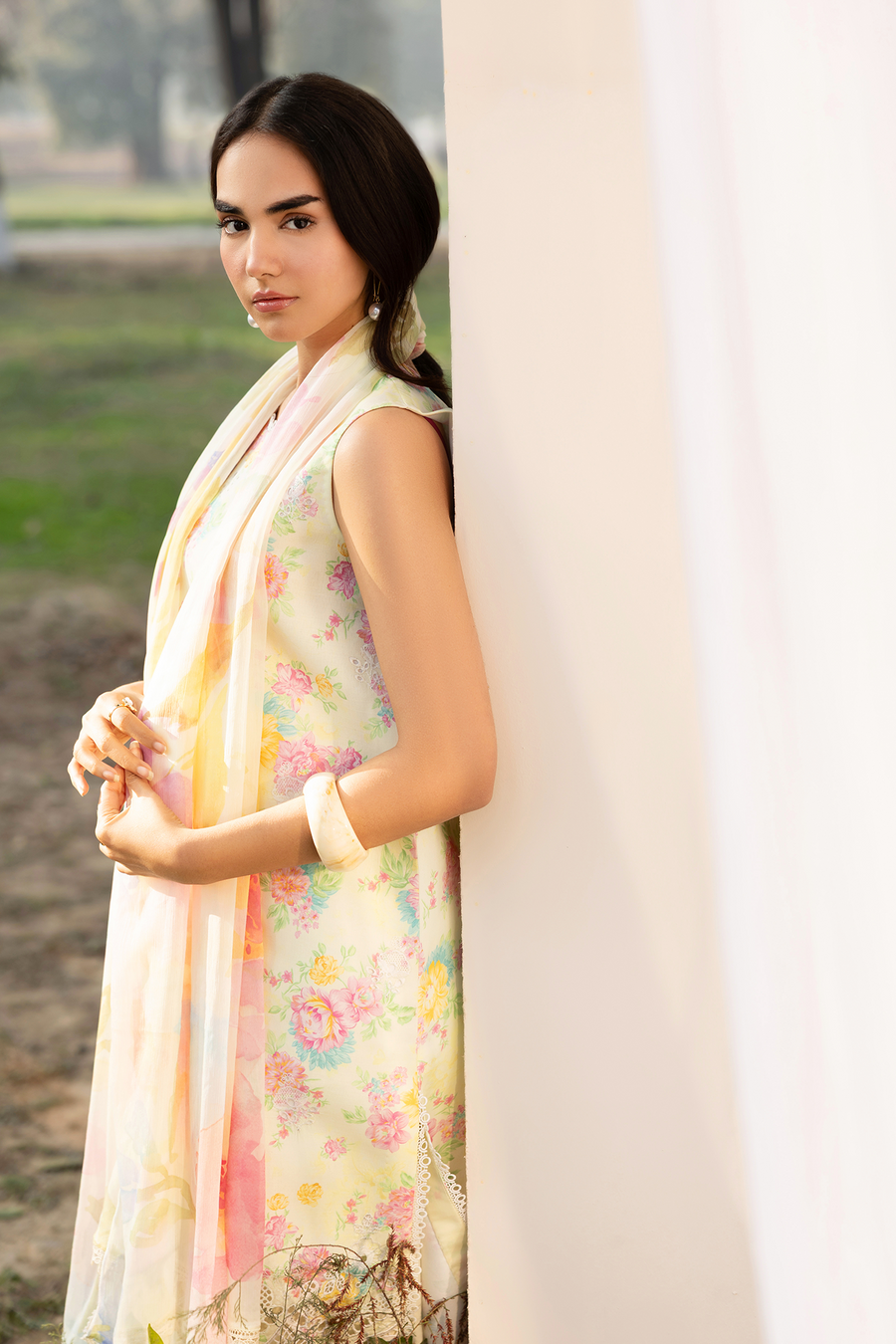 RajBari Summer Printkari Exclusive Lawn Unstitched 3Pc Suit D-07