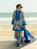 Zainab Chottani Tahra Embroidered Lawn Unstitched 3Pc Suit D-07 BELLA