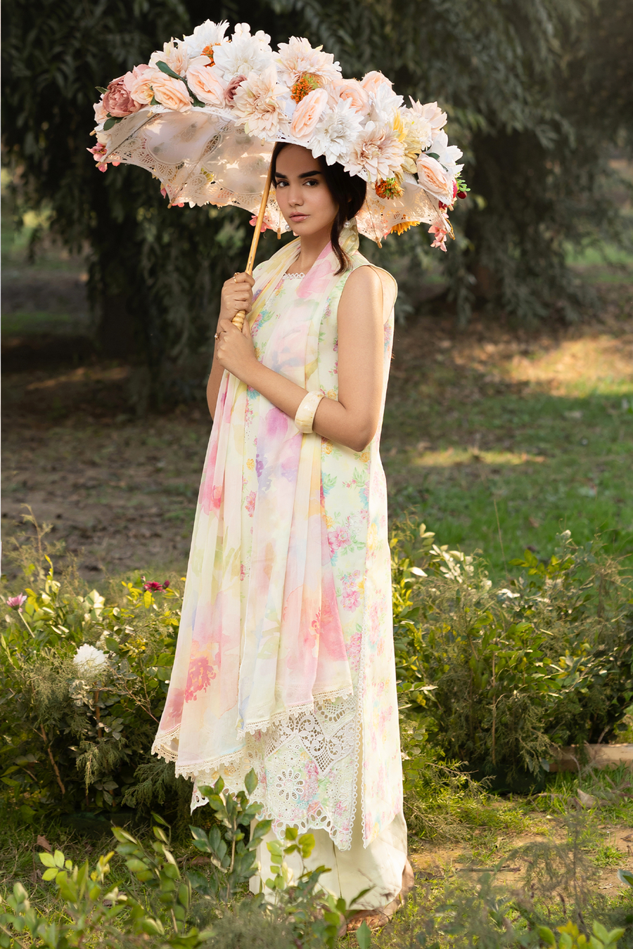RajBari Summer Printkari Exclusive Lawn Unstitched 3Pc Suit D-07