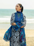 Zainab Chottani Tahra Embroidered Lawn Unstitched 3Pc Suit D-07 BELLA