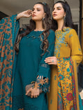 Rang Rasiya Carnation Embroidered Linen Unstitched 3Pc Suit D-07 Erica