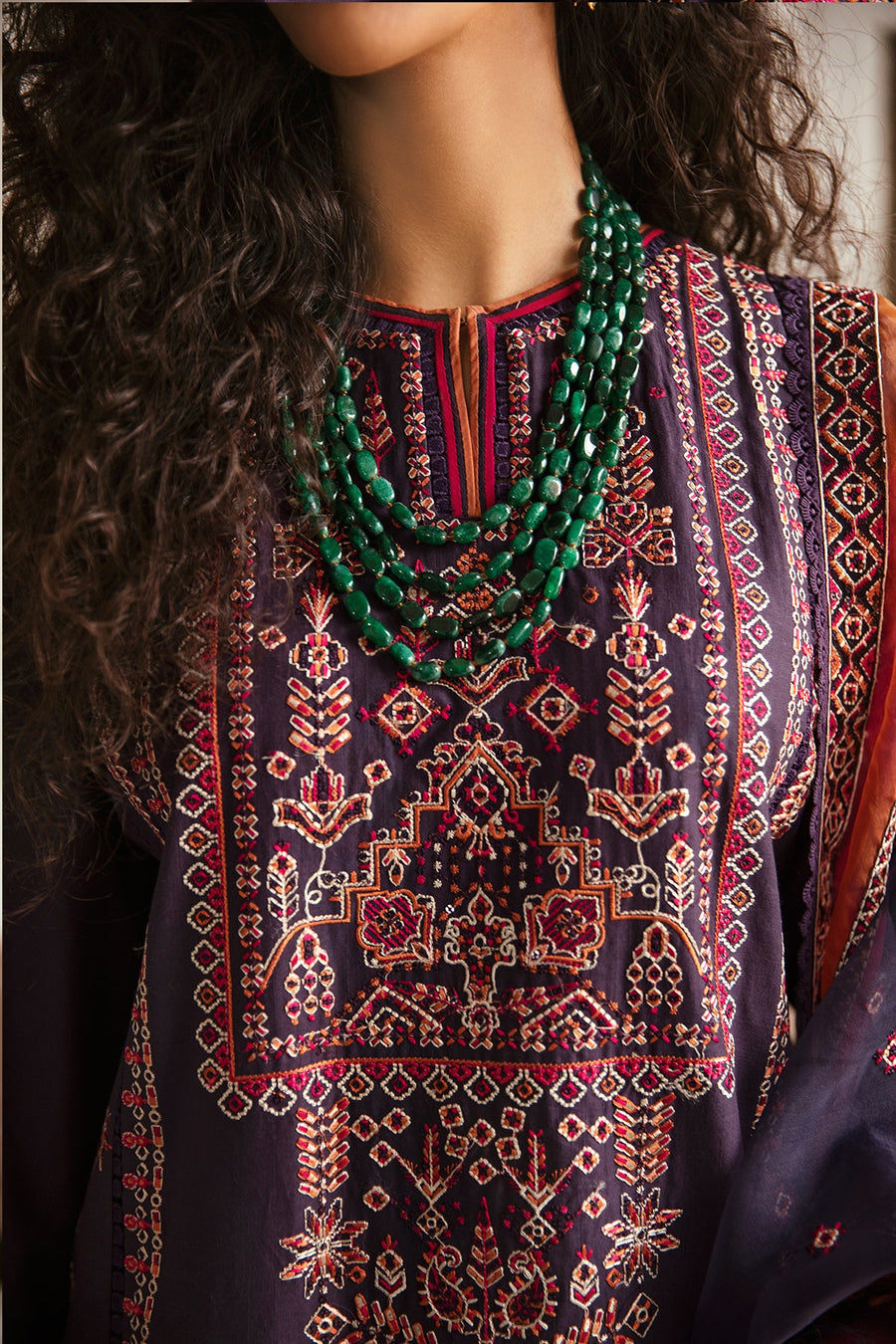 Iris by Jazmin Embroidered Eid Lawn Unstitched 3Pc Suit D-07 ALPENROSE