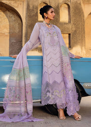 Saira Shakira Bloom Embroidered Lawn Unstitched 3Pc Suit D-07B AMBRE