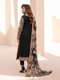 House of Nawab Miorah Embroidered Organza Unstitched 3Pc Suit D-07 BINAH - A